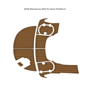 2018 Monterey 204 FE Swim Platfrom Подножка для лодки EVA Foam Палубный пол из искусственного Тика