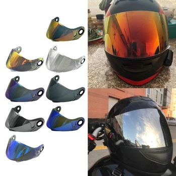 Шлем-Стеклянная линза, Козырек мотоциклетного шлема, внешний лицевой щиток, замена аксессуаров J60F