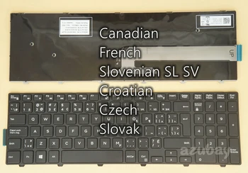 Канадская Французская Словенская Хорватская Чешско-Словацкая клавиатура для Dell Latitude 3550 3560 3570 3580 3588 0415R2 0MXMJ3 0NX1T8 0V08FW
