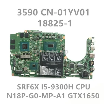 1YV01 01YV01 CN-01YV01 Для Dell G3 3590 Материнская плата ноутбука 18825-1 с SRF6X I5-9300H N18P-G0-MP-A1 GTX1650 100% Полностью протестирована В порядке