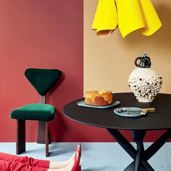 Скандинавский дизайн, Бревенчатая спинка в виде Жирафа, Легкий Роскошный обеденный стул для взрослых, Современный минималистичный Ресторанный стол, мебель для дома Muebles