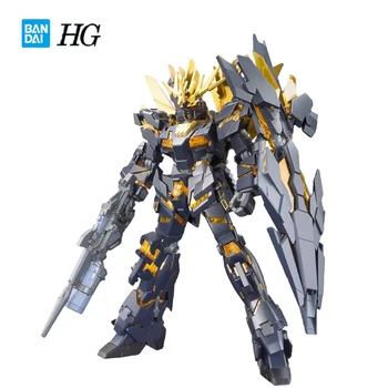 Bandai Подлинная аниме-модель Gundam Garage Kit HG Series 1/144 Фигурка RX-0 [N] ЕДИНОРОГ ГАНДАМ 02 БАНШИ НОРН Коллекционная модель