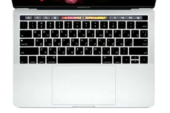 Защитная крышка клавиатуры для MacBook Pro с сенсорной панелью 13-15 дюймов A2159 A1989 A1990 A1706 A1707 2019 2018 2017 2016 Макет США
