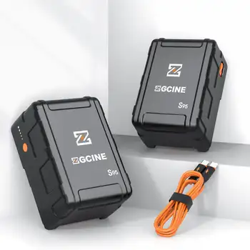 ZGCINE ZG-S95 V Mount Battery 6600mAh Power Bank Литий-ионные Аккумуляторы Для Sony/Фото/Студийной/светодиодной Видеосвязи V Lock Battery
