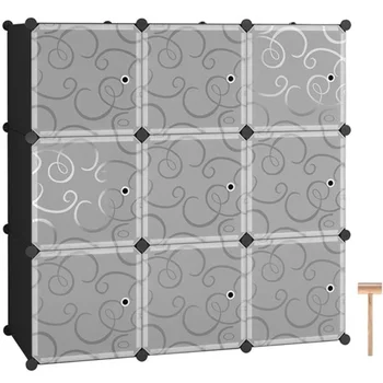 Кубический Органайзер для хранения на 9 кубов, Полки для хранения, Органайзер для кубиков, шкаф-купе 