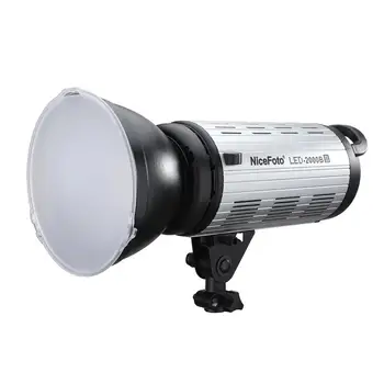 NiceFoto LED-2000B II Бесступенчатая светодиодная лампа дневного Света AC/DC с Двойным источником Питания 2.4G Remote APP Control