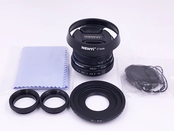 мини 25 мм F1.8 APS-C Видеообъектив с ручной фокусировкой cctv для Canon eosm nikon1 sony e mount fuji fx m43 pentax pq беззеркальная камера