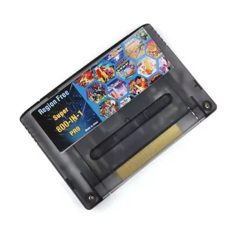 Супер DIY Ретро картридж для видеоигр 800 в 1 Pro для 16-битной игровой консоли, китайская версия