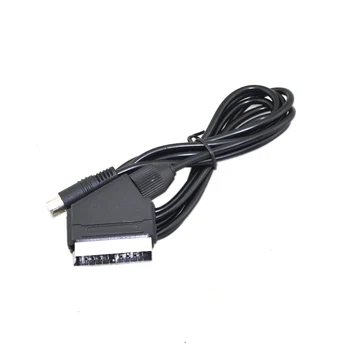 100 шт./лот, оптовая продажа, аудио-Видео кабель Scart для SEGA Genesis 2 для Mega Drive 2, штепсельная вилка ЕС