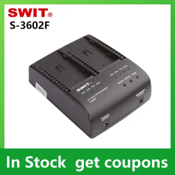 SWIT S-3602F 2-канальное зарядное устройство SONY NP-F и адаптер для аккумулятора SWIT S-8975/8972/8970/8770, совместимое с аккумулятором SONY DV серии L