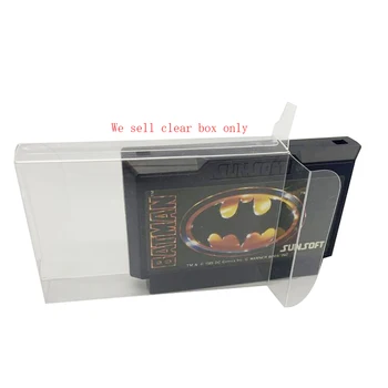 1000 Шт. Прозрачный пластиковый чехол из ПЭТ-пластика для F C game card Japan Edition, коробка для хранения, дисплей, коллекционная коробка