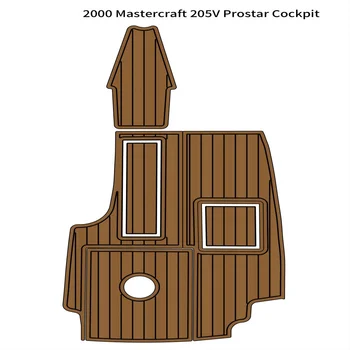2000 Mastercraft 205V Prostar Кокпит Коврик Лодка EVA Пена Искусственный Тик Палубный Коврик Для Пола