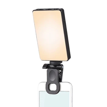 Мини-светодиодный светильник для мобильного телефона, светильник для селфи, затемняемый RGB-заполняющий светильник для нескольких смартфонов