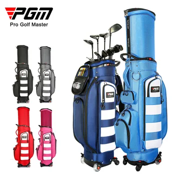 PGM четырехколесная сумка для гольфа с возможностью торможения стандартная сумка клубная сумка многофункциональная телескопическая сумка для гольфа