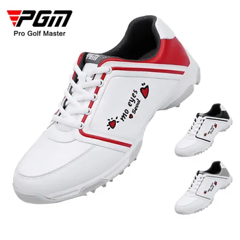 Женская водонепроницаемая обувь для гольфа PGM, легкая мягкая дышащая Универсальная спортивная обувь для кемпинга, универсальная белая обувь xz144
