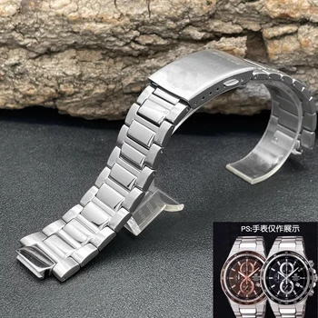 Новый ремешок для часов Casio 5118 серии EF-546D из цельной нержавеющей стали с ремешком, браслет-цепочка 14 мм для мужчин