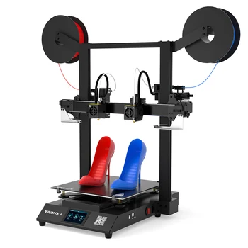 3D-принтер Tronxy IDEX FDM GEMINI S многоцветный 2-х цветной Независимый Двойной Экструдер с 2 Головками, Большая Зеркальная копировальная 3D-Печатная машина