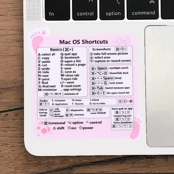Справочная клавиатура Mac OS Наклейка для быстрого доступа к компьютеру Клейкие Съемные Наклейки Для Краткого руководства по клавиатуре