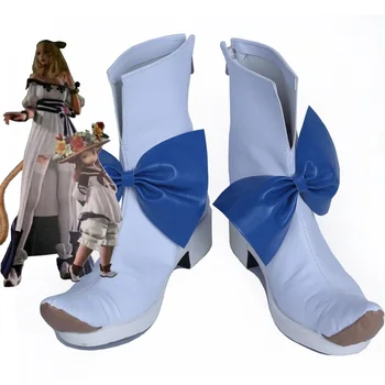 Унисекс Аниме Косплей Final Fantasy XIV FF14, костюмы для косплея, ботинки, сшитые на заказ