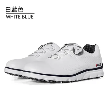 Обувь для гольфа PGM, мужская водонепроницаемая обувь, нескользящая обувь без шипов, летняя дышащая мужская обувь