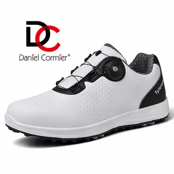 Новая профессиональная обувь для гольфа, мужская водонепроницаемая и противоскользящая спортивная повседневная обувь