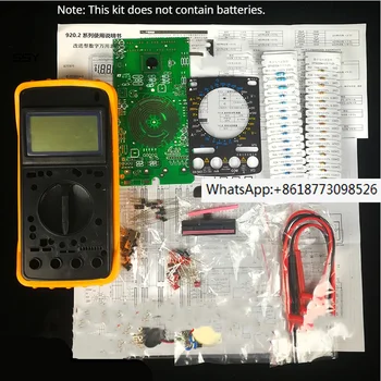 Обучающий набор для цифрового мультиметра DT9205A мультиметр для обучения сварке Комплект для производства запасных частей DIY