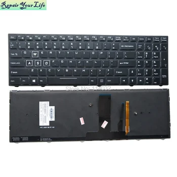 Новые клавиатуры с подсветкой на американском и английском языках для CLEVO N850 N950 N857HK N857HJ клавиатура Красочный свет 6 80 N85H0 011 1 CVM15F23USJ4309