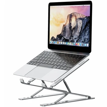 Подставка для ноутбука На столе, Алюминиевая Подставка для ноутбука, Складной кронштейн для MacBook Pro, Подставка для компьютера, Регулируемые Аксессуары для поддержки