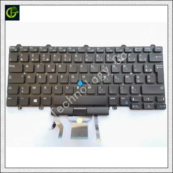 Новая французская клавиатура Azerty с подсветкой для ноутбука Dell Latitude 14 5000 3340 e3340 E5450 E7450 5450 7450 3350 FR