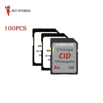 100ШТ КАРТА памяти SD 8GB SD CID card 8GB сменная карта памяти CID Card для навигационной карты SD MEMORY card