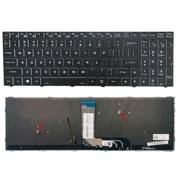 Клавиатура с подсветкой США Для Hasee G10 GX9 GX8 TX9 TX8 TX7 Для ноутбуков Clevo N960 N970 6-80-N815Z0-01D-1 Подсветка клавиатуры