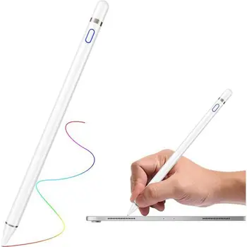 Активный стилус для всех сенсорных экранов Перезаряжаемый стилус, совместимый с телефоном iPad, Huawei, LG, ручка для смартфонов и планшетов