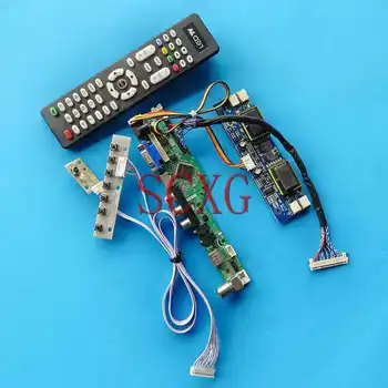 Светодиодный ЖК-дисплей Матричная плата контроллера Подходит для LM190WX1 LTM190M2 4CCFL 30 Pin LVDS VGA AV USB HDMI-Совместимый 1440*900 19 