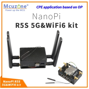 Комплект NanoPi R5S_5G и wifi6, CPE, RM500Q-GL, FM150, ax200 MT7921k intel8265c debian