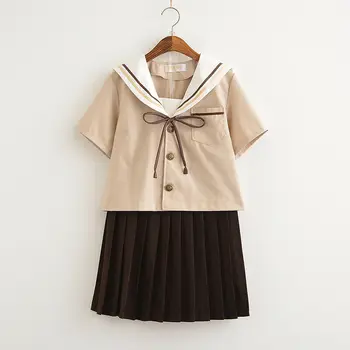 Японская униформа JK, костюм моряка, школьная форма для студентов с длинным рукавом