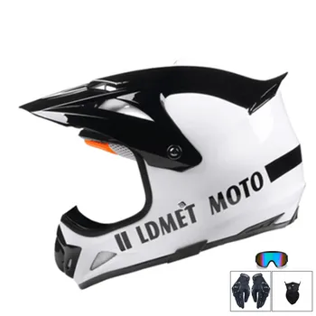 Мотоциклетный шлем Для кроссовых гонок, Защитный шлем Enduro Capacete Motorrad Cascos Для Скоростного спуска, Велосипедный двигатель, Шлемы Cafe Racer ATV