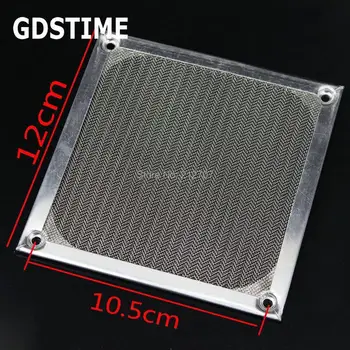 10 шт./компл. Gdstime Алюминиевый Пылезащитный фильтр для очистки компьютера 12 см, Пылевой фильтр 120 мм, крышка вентилятора