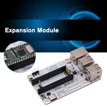 Модуль расширения Для Milk V Duo Плата адаптера Linux 100 Мбит/с Последовательный порт RJ45 С Разъемом Ввода питания Type-C Для Milk V Duo