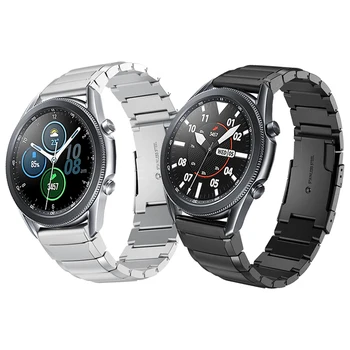 Металлический Ремешок из нержавеющей стали Для Samsung Galaxy Watch 3 LTE 45 мм, ремешок для наручных часов Watch3 41 мм, Аксессуары для браслетов