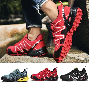 Горные походные ботинки, Резиновые кроссовки Унисекс, Противоскользящая износостойкая женская Мужская обувь, Спортивная походная обувь для скалолазания