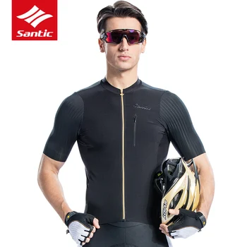 Мужские Майки для Велоспорта с коротким рукавом, Дышащие Манжеты из импортной итальянской ткани с защитой от пиллинга, короткая одежда для шоссейного велосипеда MTB
