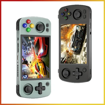 Портативная игровая консоль RG405M с 4-дюймовым сенсорным экраном IPS, Портативный ретро-плеер, система Android 12, игровой автомат из алюминиевого сплава