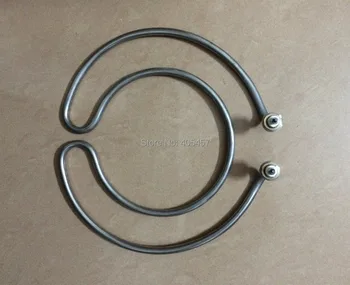двойной круговой жидкостный нагревательный элемент, электрическая тепловая трубка с 2 кольцами, труба для электрического нагревателя кастрюли, трубчатый элемент с двумя кольцами
