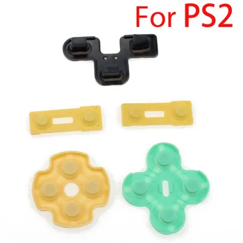 3 Комплекта Токопроводящих резиновых прокладок, силиконовые кнопки, Замена контактов для контроллера Sony Play Station 2 PS2