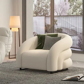 Белые Кресла для отдыха, Роскошное Дизайнерское Индивидуальное Современное Кресло для отдыха, Односпальный Диван, Шезлонг, Мягкая Мебель MQ50KT