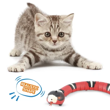 Интеллектуальные Сенсорные Интерактивные игрушки для кошек Автоматическая Электронная Дразнилка для кошек USB Перезаряжаемые Игрушки для котенка Игрушка для кошек Собак Домашних животных