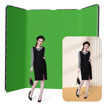 Фон для фотосъемки в рамке, стена с зеленым экраном, как уличная раздевалка, Студийный фон для рогожной ткани