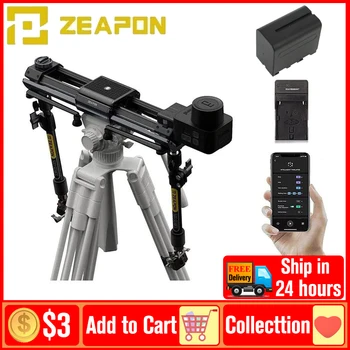 Zeapon Micro 3 E700 Моторизованный Слайдер DSLR Камера Видео с Двойным Расстоянием Портативная Рельсовая Система PS-E1 PD-E1 Камера Слайдер