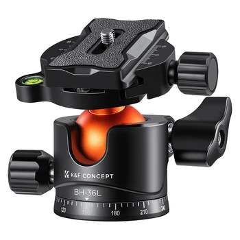 K & F Concept Новый Штатив Для камеры с шаровой Головкой, Вращающейся на 360 °, Панорамный Быстроразъемный адаптер 1/4 