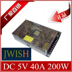 5V 200W импульсный источник питания 5V 40A 5V40A 200W S-200-5 220W IN 